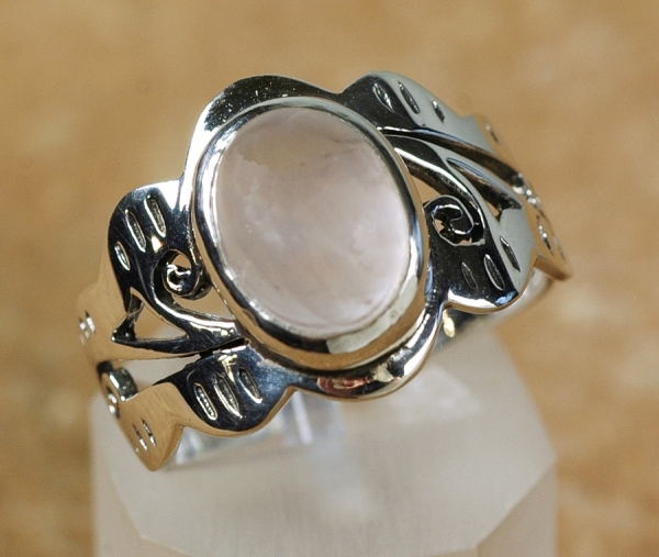 Silberring mit Mondstein